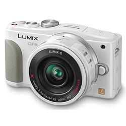 Panasonic ルミックス デジタル一眼カメラ/レンズキット(14-42mm/F3.5-5.6電動標準ズームレンズ付属) ホワイト Wi-Fi®+NFC搭載 DMC-GF6X-W