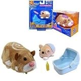Zhu Zhu Pets (チューチューペット) Hamster and Baby - Mr Squiggles and Peanut おもちゃ (並行輸入)