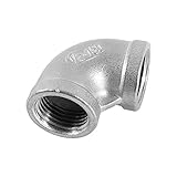 パイプ用ジョイント - Delamanパイプコネクタ、304ステンレス、継手、90度タイプ、1/2“ DN15
