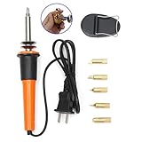 Beho-AC 110V 30Wウッド彫刻ペン 溶接はんだこてPyrographyキットツール5つのヒント