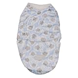 Blankets and Beyond Lovely Decorated Owl Printed Swaddle Blue by Blankets and Beyond