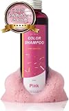 【クリアな発色で青化抑制にこだわった美容室専売品のピンクシャンプー】 ヘアパレット カラーシャンプー ピンク きしみにくく、泡立ちがよくムラなく洗える 200ml