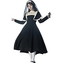 Amazon.co.jp: [hurtbasuketto] ゴシック修道女 大人用 スプレ