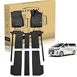 「MENIIKAR」トヨタALPHARD アルファード/ヴェルファイア 30系 7人乗り車専用の1-3列目フロアマット。3Dカーマットが防水・防滑・防汚でTPE素材製。ALPHARD アルファード/ヴェルファイア 30系 7人乗り車に最適化されたカスタム設計。 (1-3列目フロアマット)
