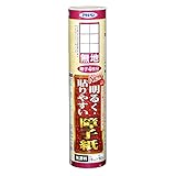 アサヒペン NEW明るく貼りやすい障子紙 28cmx18.8cm 無地