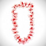 レッドシルクFlower Leis – 36インチ – 12パック