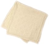 cofucu(コフク) 麻の葉柄ニットアフガン 85×85cm ナチュラル オーガニック綿100%