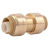 SharkBite 1/2-Inch Straight Coupling, Plumbing Fittings for Residential and Commercial Water Applica
