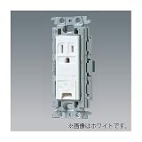 パナソニック 埋込アースターミナル付接地コンセント 絶縁取付枠付 15A 125V 利休色 WTF11314GK
