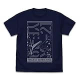 二次元コスパ マクロスプラス YF-19 YF-21 Tシャツ NAVY Mサイズ 綿製
