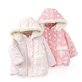 coeur a coeur (クーラクール ) 中綿ジャケット (80～100cm) キムラタンの子供服 (44413-174) ピンク 90