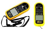 ANEMOMETER デジタル 風速計 温度計 7モード表示 バックライト 日本語説明書
