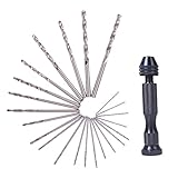 Baitaihem 精密ピンバイス DIY工具 ミニ ハンドドリル 穴あけツール ツイストドリル 0.5mm-3.0mm 25本セット