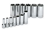 SK 4413 13 Piece 3/8-Inch Drive 6 Point 1/4-Inch to 1-Inch Deep Socket Set [並行輸入品]