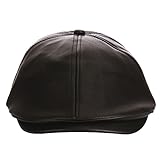PER 子供用ハット PUレザー帽子 ベレー帽　ハンサム＆ファッション ユニセックス レトロ 紫外線 UVカット