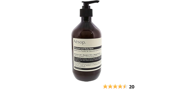 イソップ ゼラニウム ボディバーム 500ml イソップ ジャパン ボディクリーム 通販 Amazon