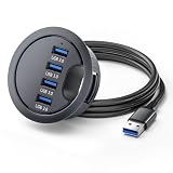 CY USB 3.0 ハブ 4 ポート USB 60mm デスク グロメット スプリッター ドック ステーション インターフェイス 5Gbps デスクトップ PC 用