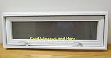 欄間/オーニング窓ウィンドウ30 " x 12 "絶縁ウィンドウTiny家Sheds家Windows Playhouse Windows
