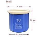 TOYM US折りたたみバスタブ大人用Bathバケットインフレータブル浴槽プラスチックバスタブ S