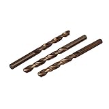 uxcell ツイスト ドリル ビット 9.5mm ドリル直径 125mm長さ M35 HSS ２フルート 3本いり