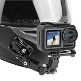 Alioay ヘルメットマウント フルフェイス ヘルメット アクションカメラ アクセサリー POV撮影 マウント モトクロス バイク Gopro Hero7/6/5/4/3/2/SJCAMなどのスポーツカメラに対応