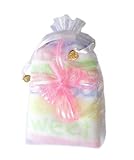 Jacqui's Unisex Baby Miracle Baby - Keepsake Receiving Blanket, Light Pink Bow by Jacqui's Preemie P