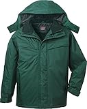 自重堂 JICHODO 防水防寒ハーフコート(フード付) 48463 グリーン LLサイズ