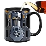 Evnbhgyu 面白いエンジニアマグ 機械式コーヒーマグ,ティーカップコーヒーカップ - メカニカルエンジン面白いカップ クールなコーヒー