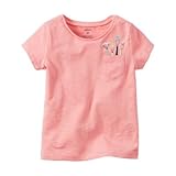 カーターズ Carter's/ ペイントブラッシュポケットグラフィックティ ピンク トップス半袖Tシャツ 3ヶ月【並行輸入】