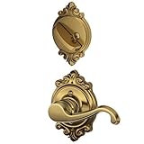 Schlage Lock Company F59CLT609BRKLH Callington Left Handed Interior Pack Lever Set with Single, Anti