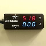 Soondar Power Meter with Two USB Ports for Charging and Data Sync, Dual Bright LED Display for Concu