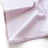 はぐまむ hugmamu® 日本製 綿毛布 ブランケット (M ベビー 85×115, フラワリー ピンク)1384-01-F