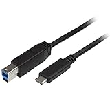 StarTech.com USB-C - USB-B ケーブル 2m オス/オス USB 3.0準拠 USB315CB2M