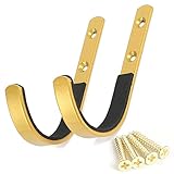 fogman ガンスタンド ライフル ハンドガン エアガン 壁掛け ガンホルダー 飾る ディスプレイ (ゴールド)