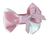 MANDY Double Bow Pink&Ivory