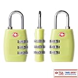 XCSOURCE TSA旅行荷物スーツケース コンビネーション 3桁数字 南京錠　グリーン HS202