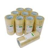 OPPテープ OPP粘着テープ 幅48mm×長さ100m 50巻セット 透明 油性ペンで書ける 梱包・引っ越し・ダンボール用 気泡が少なく貼りやすい 一般的な梱包に適した厚さ42μ