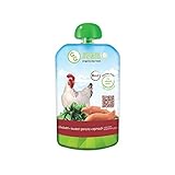 有機鶏肉、サツマイモ＆ほうれん草ピューレ140グラム (Goodness Gracious) (x 6) - Goodness Gracious Organic Chicken, Sweet Pota