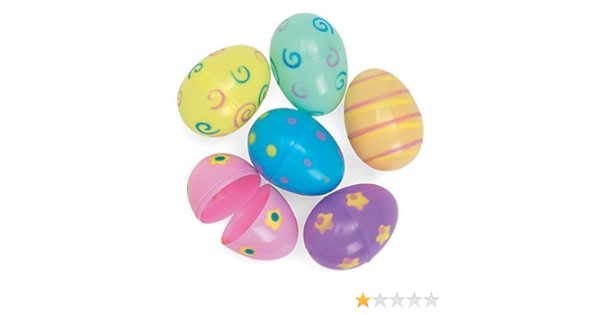 Amazon イースターエッグ プラスチック 卵 大きめサイズ パステルカラー カラフル お花 ドット ストライプ 約8cm 36個入り イースター グッズ 雑貨 エッグハント 並行輸入品 おもちゃ雑貨 おもちゃ