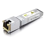 10Gtek 10GBase-T SFP+モジュール, マルチレート（1.25G/2.5G/5G/10G）, 10G-T, 10Gカッパー, RJ-45 SFP+ CAT.6a, 最大30m, 光トランシーバ, Cisco SFP-10G-T-S、Meraki、Mikrotik、D-Link、Supermicro、TP-Linkなど互換