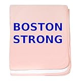 CafePress – Boston Strong – スーパーソフトベビー毛布、新生児おくるみ ピンク 08437680396832E