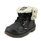 Palladium Baggy Leather S ベビー 米国 4 ブラック カジュアルブーツ [並行輸入品]