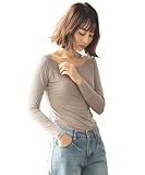 [神戸レタス] 発熱 ロング Tシャツ 抗菌防臭 インナー ロンT[H500] LL オフショルグレージュ