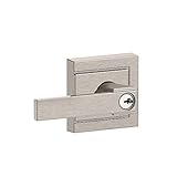 Schlage F51A NBK 619 ULD Northbrook Lever with Upland Trim Keyed Entry Lock, Satin Nickel by Schlage