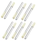 uxcell 軸付砥石　フェルトバフ　3mm x 12mm　円筒形　バフ研磨工具　軟質金属　12枚入り