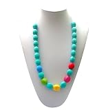 Infant Silicone Teething Necklace For Mom Kids BPA Free FDA Approved Organic Natural Teether Toy Soo