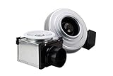 Fantech PB 110L10 110 CFM Bath Fan 10W Dimmable LED light, Energy Star, Wet Location, 4 Duct by Fant