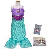 【国内販売正規品】 タカラトミー(TA KA RA TOMY) ディズニープリンセス キラキラおしゃれドレス アリエル 100cm-110cm + ミニバンスクリップ + オリジナルティッシュ