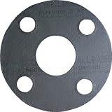 [3613194]クリンガー　膨張黒鉛ガスケット（ステンレス爪付鋼板入り）　５枚入り PSM10K50A