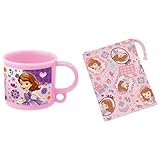 【セット買い】コップ 200ml 食洗機対応 + コップ袋  ソフィア 17 ディズニー